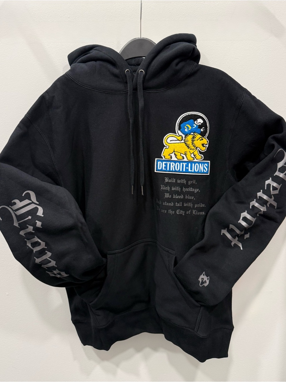 Greyson Black Detroit Lions “Fireside”  Hoodie Sweatshirt